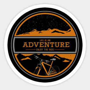 Life is an adventure Sticker